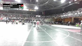 126 lbs Champ. Round 2 - Fisher Walgren, Centennial vs Calin Olson, Riverton
