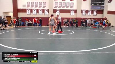 93-100 lbs Quarterfinal - Henry Sutton, Fighting Irish WC vs Joey Konerding, Maurer Coughlin WA