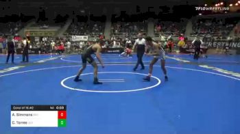 135 lbs Consolation - Austin Simmons, Driller WC vs Claudio Torres, Izzy Style Wrestling
