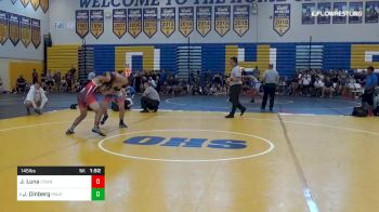 145 lbs Round Of 32 - Jacob Luna, Cowboy Wrestling Club vs Jack Dinberg, Palm Bay