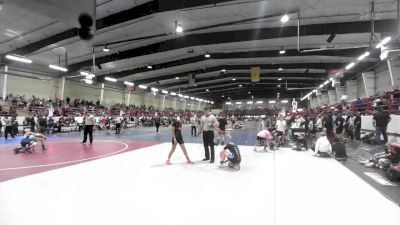 109 lbs Consi Of 8 #2 - Ellie Barton, Piedra Vista Panthers vs Raelyn Graziano, Carlsbad Combat WC