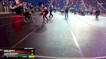 150 lbs Cons. Round 4 - Zack Aquila, Brecksville vs Gavin Reynolds, Central Dauphin HS