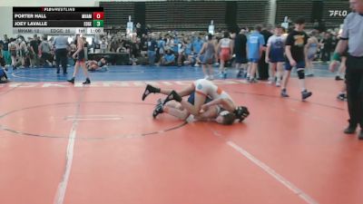 106 lbs Rr Rnd 1 - Porter Hall, Maine Hammahs - MSC vs Joey LaValle, Edge Wrestling - MSC