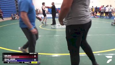 160 lbs Semifinal - Ian Ray, Machine Shed Wrestling vs Isaac Hiner, Reel Wrestling Club