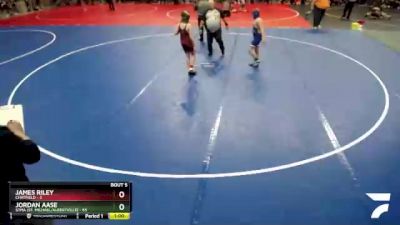 130 lbs Semis & 1st Wrestleback (8 Team) - Jordan Aase, STMA (St. Michael/Albertville) vs James Riley, Chatfield