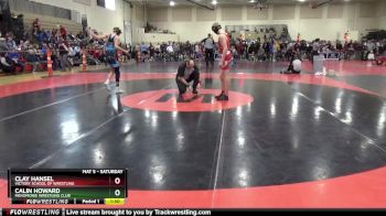 130 lbs Round 3 - Calin Howard, Menomonie Wrestling Club vs Clay Hansel, Victory School Of Wrestling