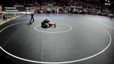 D 2 126 lbs Cons. Round 4 - Kalan Sanders, Lakeshore vs Ryder Fields, Belle Chasse