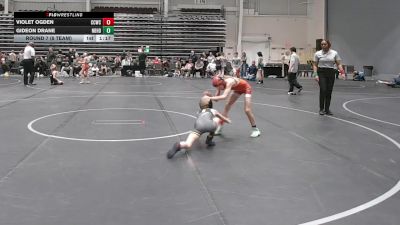 60 lbs Round 7 (8 Team) - Gideon Drane, Neighborhood Wrestling vs Violet Ogden, Capital City WC