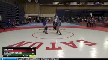 147 lbs Cons. Round 2 - Zoe White, Poudre vs Kassandra Morales, Fort Lupton