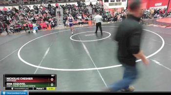 157 lbs Champ. Round 1 - Erik Esquivel, Carol Stream (GLENBARD NORTH) vs Nicholas Cheshier, WAUCONDA