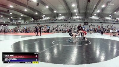 138 lbs Champ. Round 2 - Kade King, Jackson High School Wrestling vs Brock Webb, Missouri