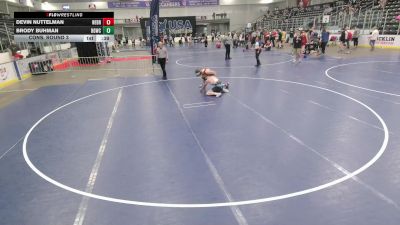 Junior Boys - 144 lbs Cons. Round 3 - Brody Buhman, Big Game Wrestling Club vs Devin Nuttelman, Nebraska