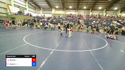 87 lbs Quarterfinal - Jaxten Bowler, Canyon View vs Cash Owens, Sky View Jr High