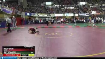 Quarterfinal - Guy Williams, Columbus/Absarokee/Park City vs Riley Davis, Baker