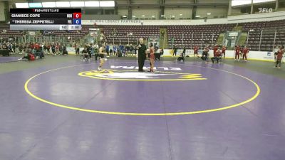 110 lbs Champ. Round 1 - Theresa Zeppetelli, Felician vs Gianiece Cope, Norwich