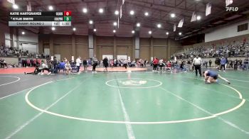 115 lbs Champ. Round 2 - Katie Hartgraves, Ozark vs Kylie Smith, College Park