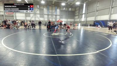 U23 Women - 50 lbs Cons. Round 2 - Sereena Baca, CA vs Rayana Sahagun, ND