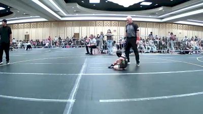 43 lbs Quarterfinal - Malachi Banda, Mat Mechanics vs Emilio Perez, Rising Sun WC
