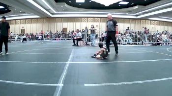 43 lbs Quarterfinal - Malachi Banda, Mat Mechanics vs Emilio Perez, Rising Sun WC
