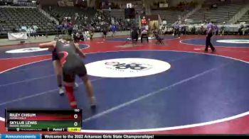 150 lbs 1st Place Match - Skylur Lewis, Rogers Heritage vs Riley Chisum, Russellville