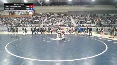 130 lbs Champ. Round 5 - Taylynn Stratton, Mat Demon Wrestling Club vs Vita Silva, NWWC