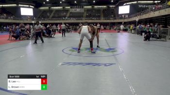 160 lbs Consolation - Benjamin Lee, Millsboro vs Logan Brown, Germantown
