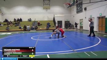 125 lbs Quarterfinal - Richard Martinez, Bakersfield College vs Cameron Fernando, Moorpark