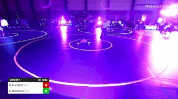 43 lbs Consi Of 4 - Owen Mendoza, Pacific Edge Wrestling vs Kai Banderas, Warriors Of Christ (WOC)