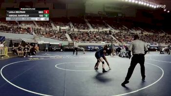 100-D2 3rd Place Match - Laila Beltran, Mica Mountain High School vs Abigail Barfield, Yuma Catholic High School