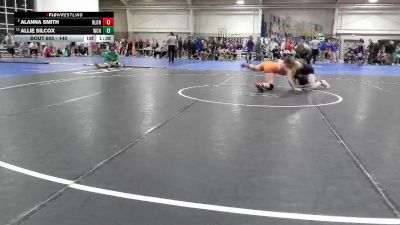 140 lbs Champ. Round 3 - Alanna Smith, Olentangy Orange vs Allie Silcox, Whiteland Community