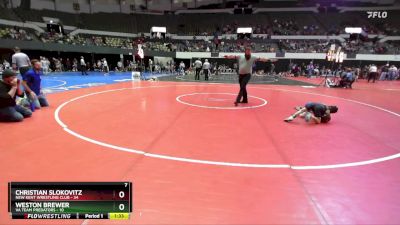 National 3-5 56 Round 1 - Weston Brewer, Va Team Predators vs Christian Slokovitz, New Kent Wrestling Club