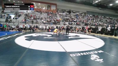 U23 Women - 50 lbs Quarters - Emilie Gonzalez, CA vs Alejandra Corral, HI