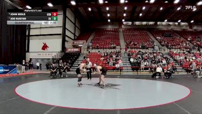 157 lbs Quarterfinal - Joe Kuster, Drury vs John Ridle, Central Missouri