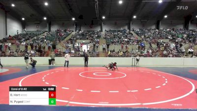 95 lbs Consi Of 8 #2 - Bryce Hart, Woodland Wrestling vs Nathan Pygeol, Compound Wrestling