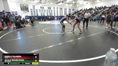 145 lbs Cons. Round 5 - Angela Talavera, Chino vs Izcalia Baldelomar, San Dimas