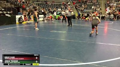 105 lbs 7th Place Match - Drew Teague, Beaver Creek Wrestling vs Kruz Case, Siouxland Wrestling Academy