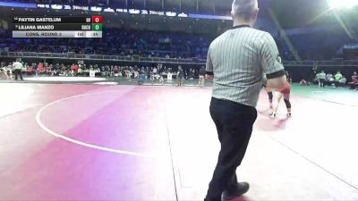 145 lbs Cons. Round 3 - Liliana Manzo, Buhach Colony vs Paytin Gastelum, Golden Valley