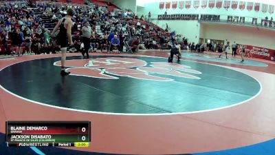 132 lbs Round 1 - Blaine DeMarco, Graham vs Jackson DiSabato, St Francis De Sales (Columbus)