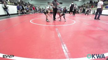 43-46 lbs Rr Rnd 3 - Carsen Lacy, Wyandotte Youth Wrestling vs Cutter Carson, Salina Wrestling Club