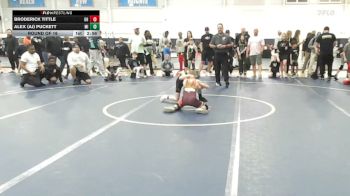 70 lbs Round Of 16 - Broderick Tittle, OH vs Alex (AJ) Puckett, MI