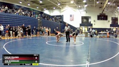 120 lbs Semifinal - Zoe Rodriguez, Westfield vs Caylie Frazier, Orange County