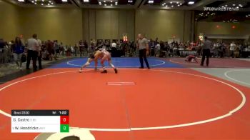 Match - George Castro, Cibola High School vs Will Hendricks, War
