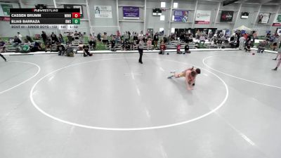 Junior Boys - 132 lbs Champ. Round 2 - Cassen Brumm, Minnesota vs Elias Barraza, Brush Wrestling Club