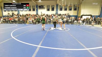 138 lbs Consolation - Riley Carlucci, Franklin vs Tanner Kamuda, Pentucket