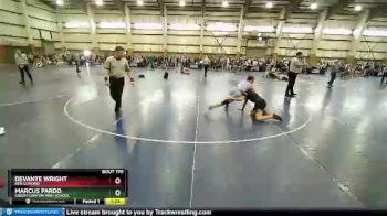 135 lbs Cons. Round 2 - Marcus Pardo, Green Canyon High School vs Devante Wright, Ben Lomond