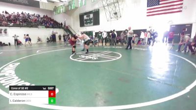 285 lbs Consi Of 32 #2 - Carlos Espinosa, Wilson (Hacienda) vs Isaac Calderon, Cathedral City