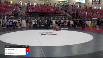 100 lbs Semis - Jaclyn Bouzakis, Pennsylvania vs Justice Gutierrez, Pomona Elite (PWCC)