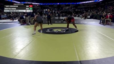 190 lbs Round Of 32 - Onyi Oragwam, Centennial (CS) vs Destyni Perez, Brawley (SD)