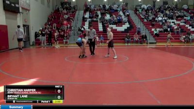 127 lbs Champ. Round 1 - Christian Harper, Berry Middle School (Hoover AL) vs Bryant Lane, Duran MS