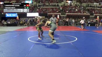 152 lbs Quarterfinal - Christopher Acuna, Darkhorse Wrestling Club vs Keagan Smith, HUGHESVILLE SPARTANS